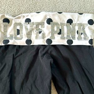 Pink, small yoga pants